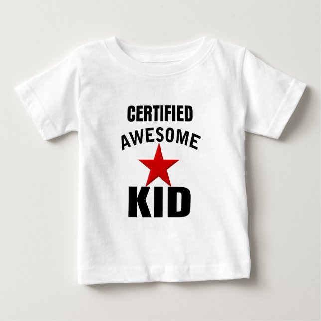 Camiseta De Bebé Awesome Kid (Anverso)
