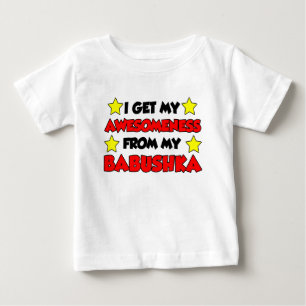 Camiseta De Bebé Awesomeness de Babushka