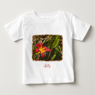 Camiseta De Bebé Ayer Lily Después De La Lluvia