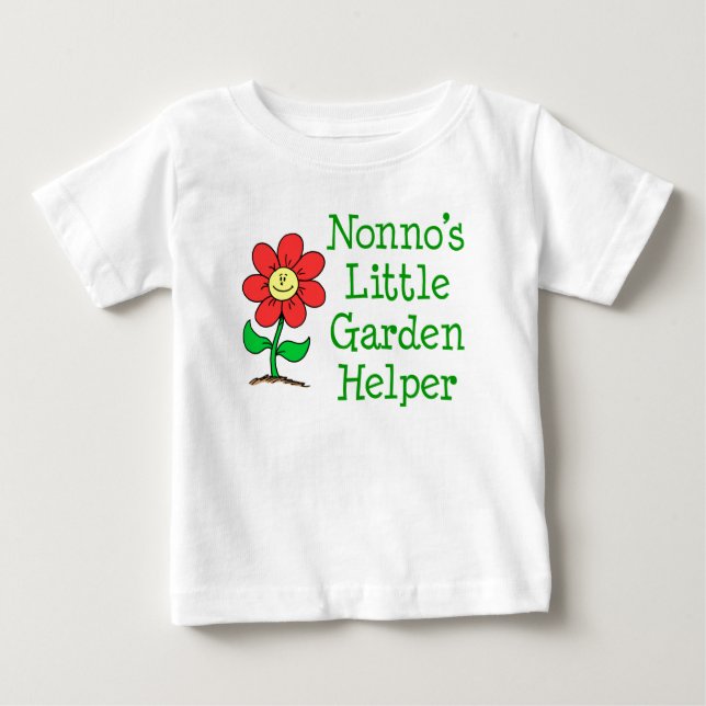 Camiseta De Bebé Ayudante de jardín de Nonno (Anverso)