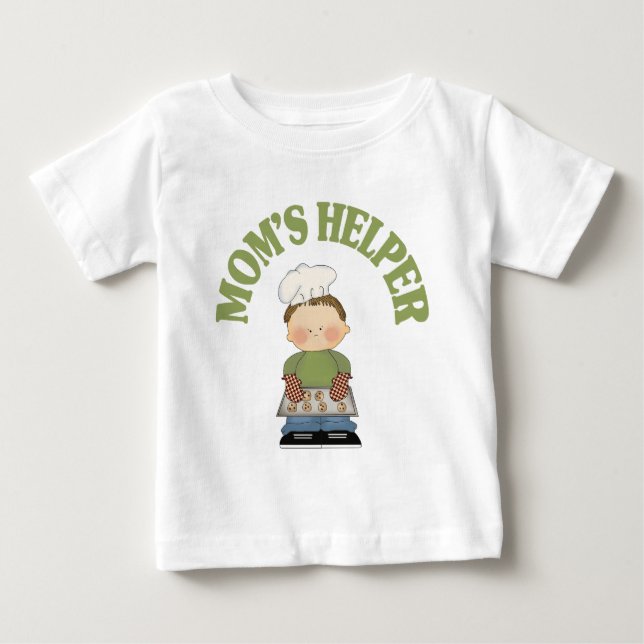 Camiseta De Bebé Ayudante de mamá (Anverso)