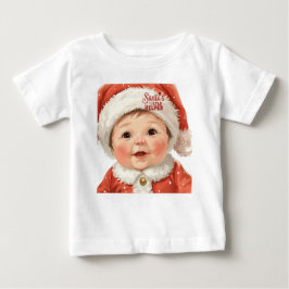 Camiseta de bebé Ayudante de Santa | Navidad linda