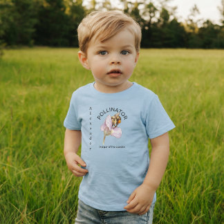 Camiseta De Bebé Ayudante Personalizado del Jardín