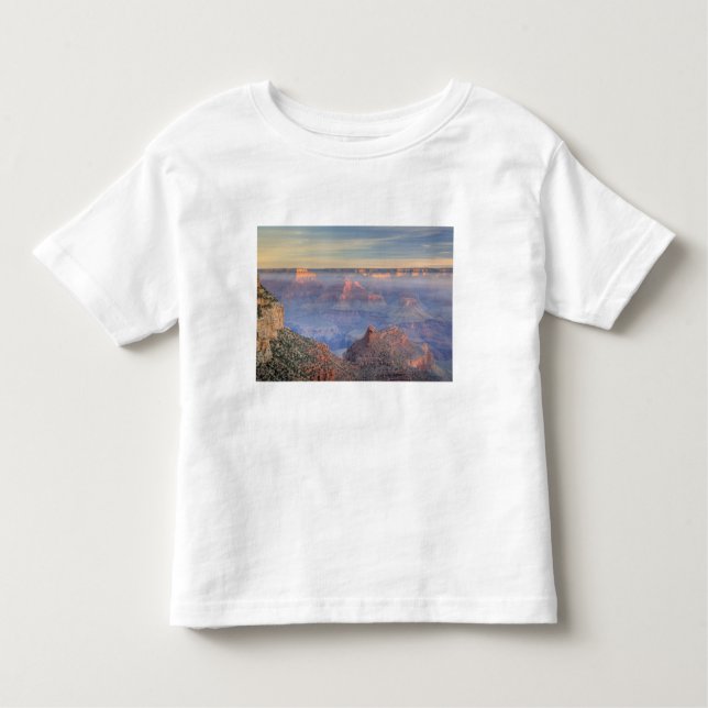Camiseta De Bebé AZ, Arizona, Parque Nacional del Gran Cañón, Sur 6 (Anverso)