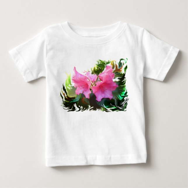 Camiseta De Bebé Azaleas (Anverso)