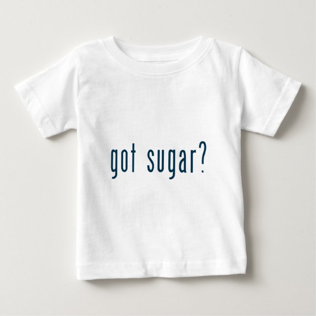 Camiseta De Bebé azúcar conseguido (Anverso)