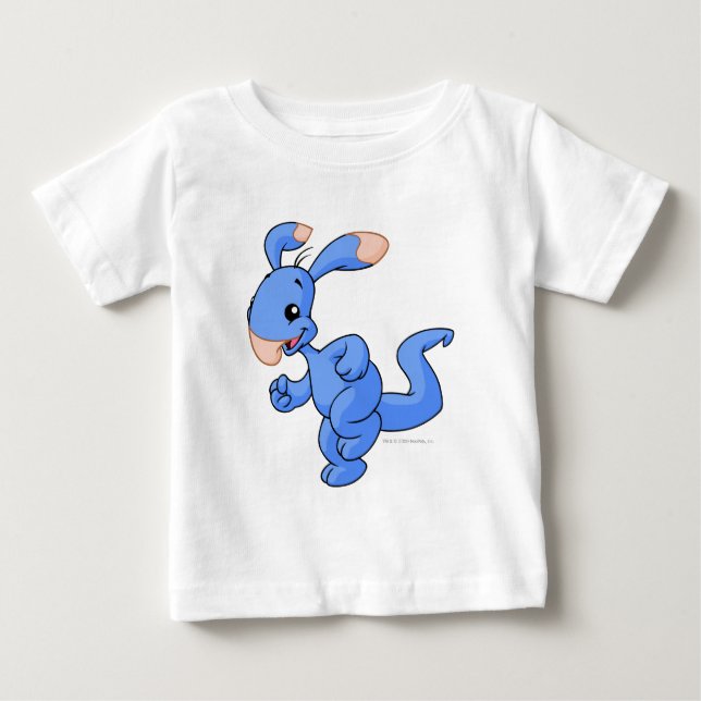 Camiseta De Bebé Azul azul (Anverso)