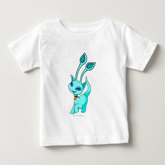 Camiseta De Bebé Azul de Aisha (Anverso)