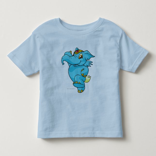 Camiseta De Bebé Azul de Elephante (Anverso)