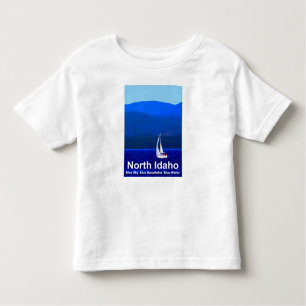 Camiseta De Bebé Azul de Idaho del Norte