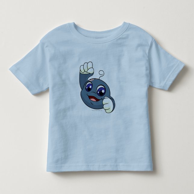 Camiseta De Bebé Azul de Kiko (Anverso)