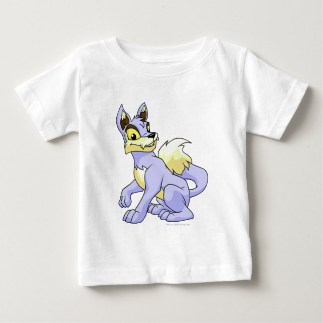 Camiseta De Bebé Azul de Lupe (Anverso)