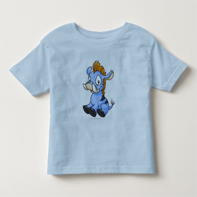 Camiseta De Bebé Azul de Moehog (Anverso)