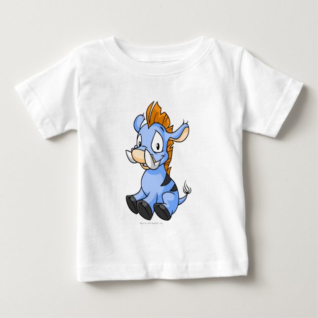 Camiseta De Bebé Azul de Moehog (Anverso)