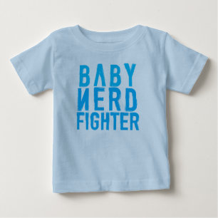 Camiseta De Bebé Azul de Nerdfighter del bebé