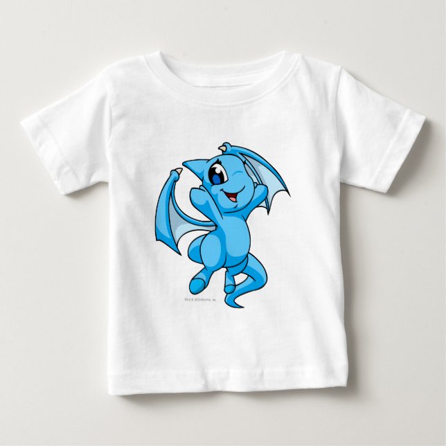 Camiseta De Bebé Azul de Shoyru (Anverso)