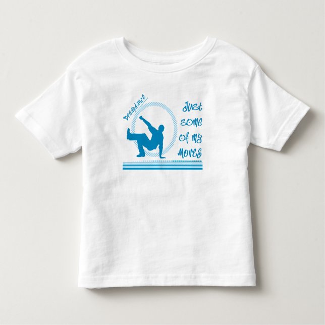 Camiseta De Bebé Azul del robo (Anverso)