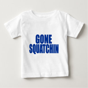 Camiseta De Bebé Azul IDO del SQUATCHIN de Bobo original y