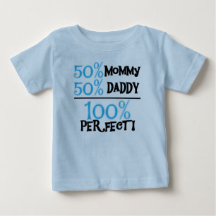Camiseta De Bebé Azul Perfecto 100