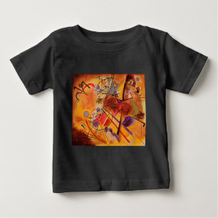 Camiseta De Bebé Azul rojo amarillo amarillo marrón de Kandinsky