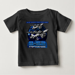 Camiseta De Bebé B-52 Estratofortress bombardero pesado de largo al