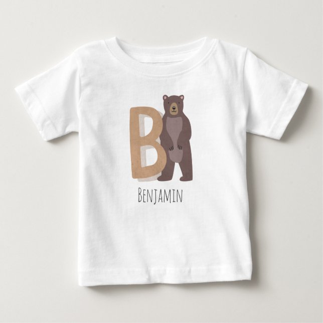 Camiseta De Bebé B para el oso (Anverso)