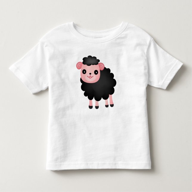 Camiseta De Bebé Baa Baa Black Sheep (Anverso)