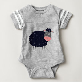 Camiseta De Bebé Baa Baa Black Sheep