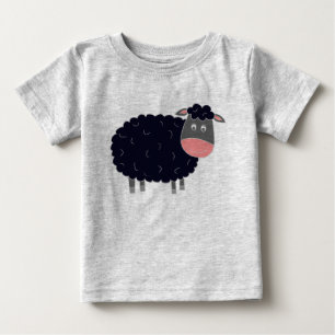 Camiseta De Bebé Baa Baa Black Sheep