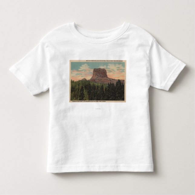 Camiseta De Bebé Babb, TA - vista de la principal montaña grande de (Anverso)