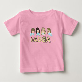 Camiseta De Bebé bABBA - musical babies and little dancing queens