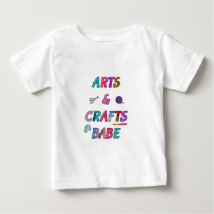 Camiseta De Bebé Babe de arte y artesanía