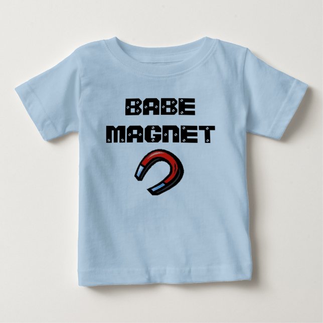 CAMISETA DE BEBÉ BABE MAGNET (Anverso)
