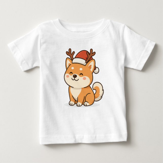 Camiseta De Bebé BABY AKITA INU FUNNY T-Shirt (Anverso)