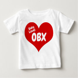 Camiseta De Bebé Baby ama OBX