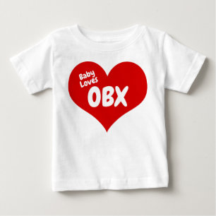 Camiseta De Bebé Baby ama OBX