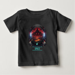 Camiseta De Bebé Baby Astronaut Space Mystery Red Planet Graphic