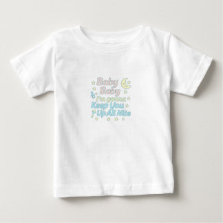 Camiseta De Bebé Baby Baby I’m Gonna Keep You Up All Nite Pastel