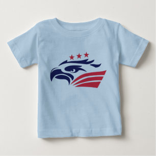 Camiseta De Bebé Baby Blue 2024 Elección Camiseta Americana Bebé