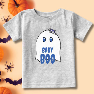 Camiseta De Bebé Baby Boo Halloween Adorable Niño Fantasma Familia 