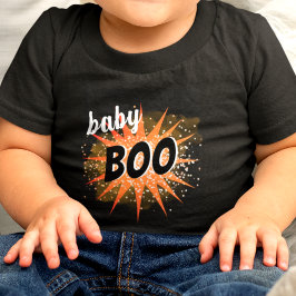 Camiseta De Bebé Baby Boo | Naranja Halloween