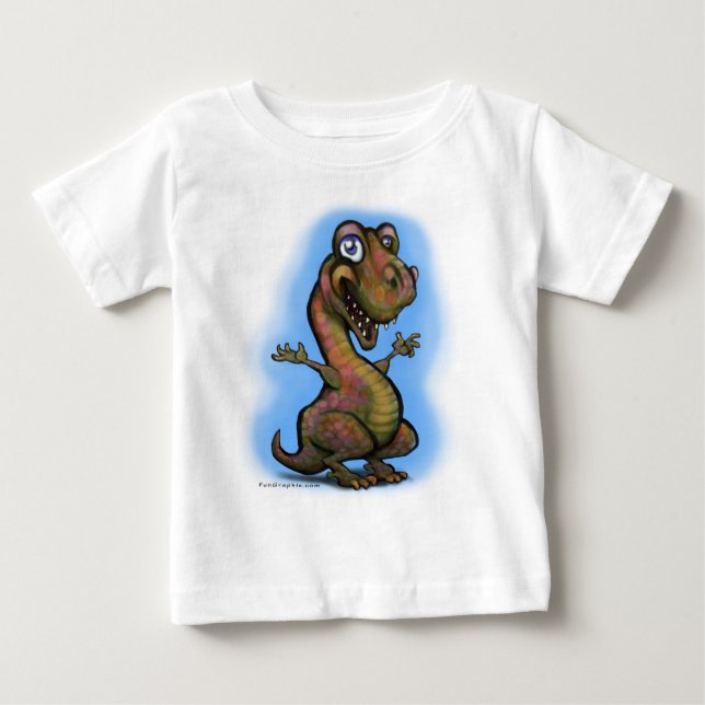 Camiseta De Bebé Baby Boy T-Rex (Anverso)