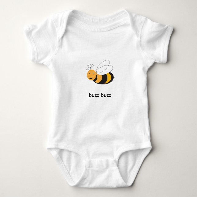 Camiseta De Bebé Baby Bumble Bee (Anverso)
