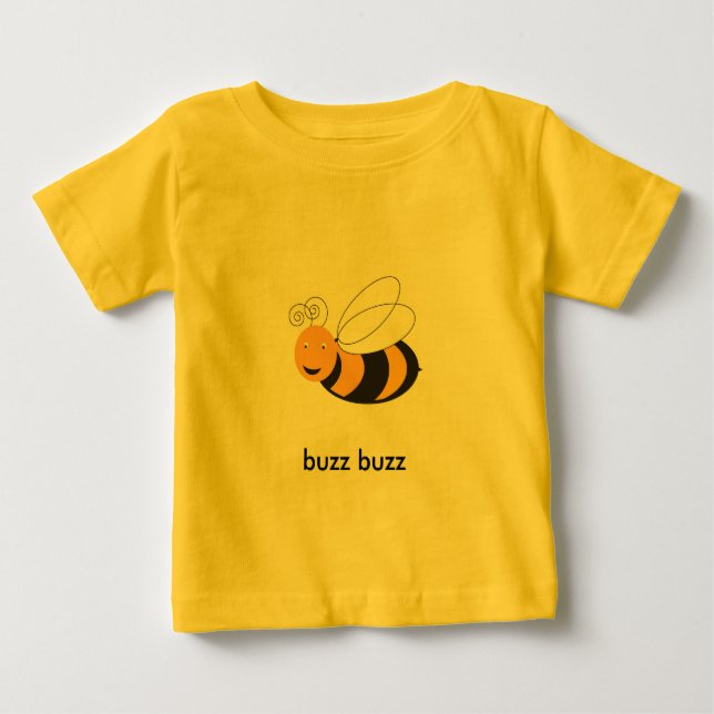 Camiseta De Bebé Baby Bumble Bee (Anverso)