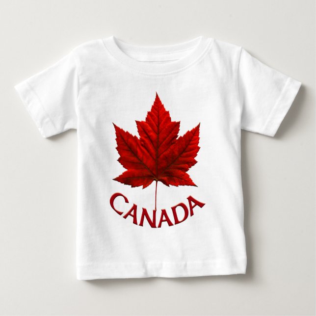 Camiseta De Bebé Baby Canada Souvenir Creeper Baby Canada Romper (Anverso)