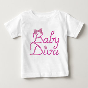 Camiseta De Bebé Baby Diva
