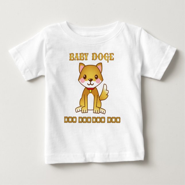 Camiseta De Bebé Baby Doge Coin Doo (Anverso)