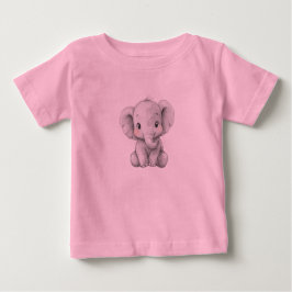 Camiseta De Bebé baby elephant