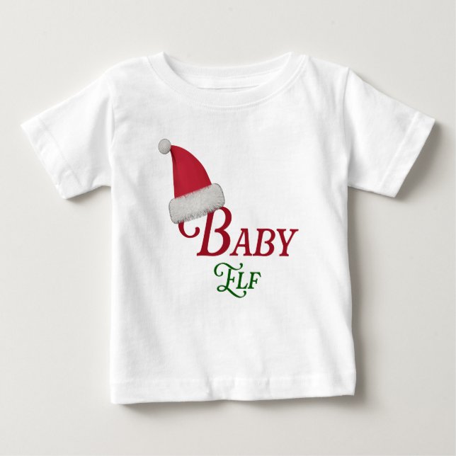Camiseta De Bebé Baby Elf Christmas Theme (Anverso)