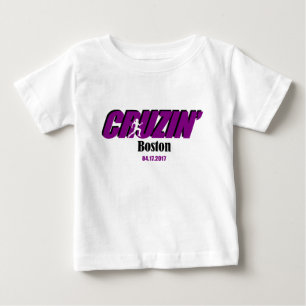 Camiseta De Bebé Baby Girl Cruzin Boston